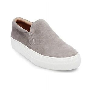 Women’s Steve Madden Grey Slip-On Suede Sneakers